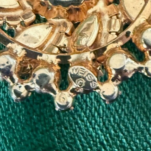 vintage weiss brooch - Picture 4 of 4